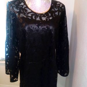 Black Faux leather romper